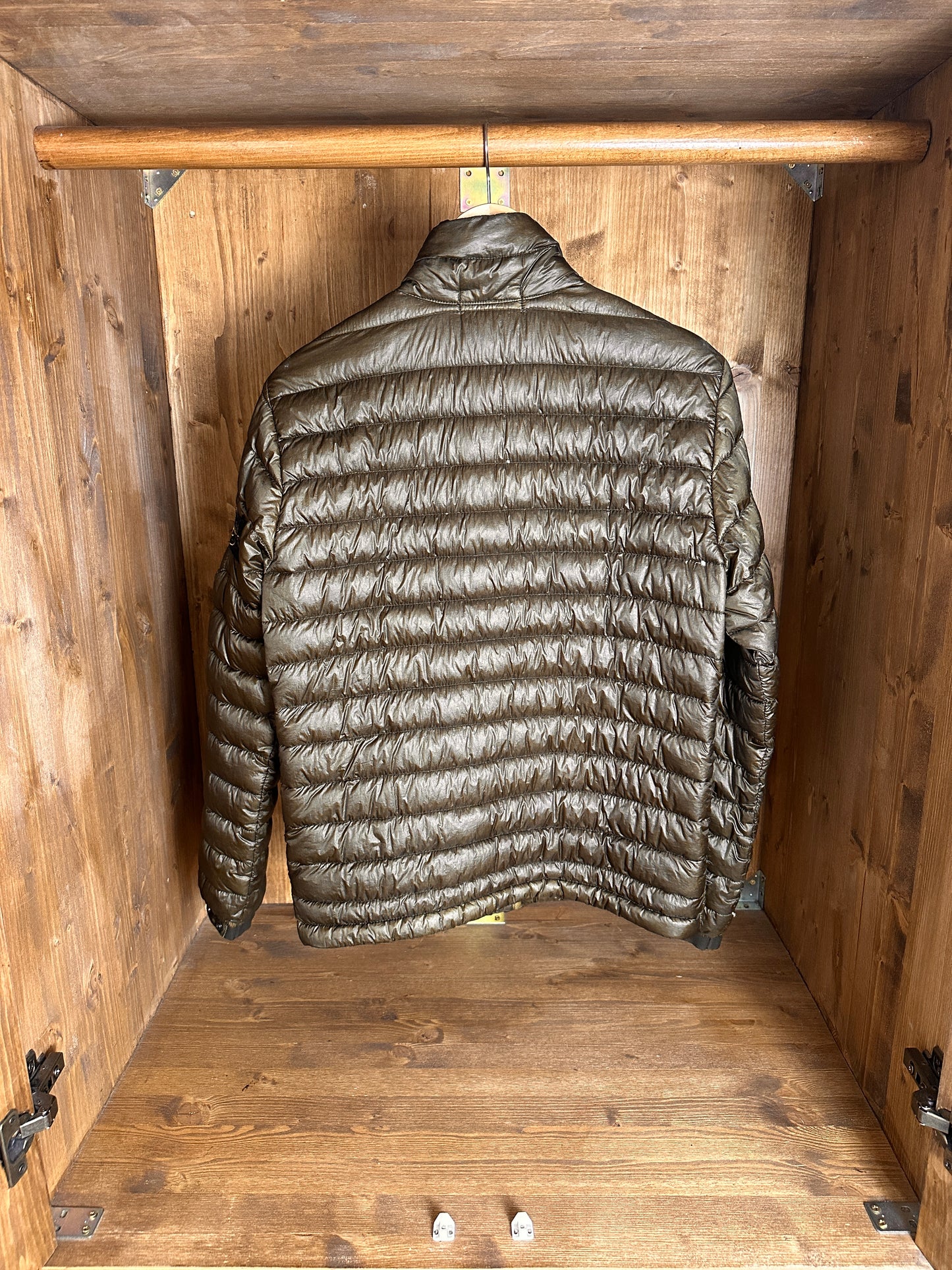 AW15 GARMENT DYED DOWN_26 GR X SQM_N in Green Emerald