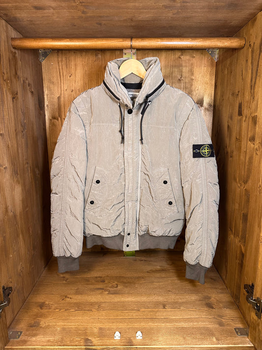 AW11 NYLON SHEEN BOMBER in Grey