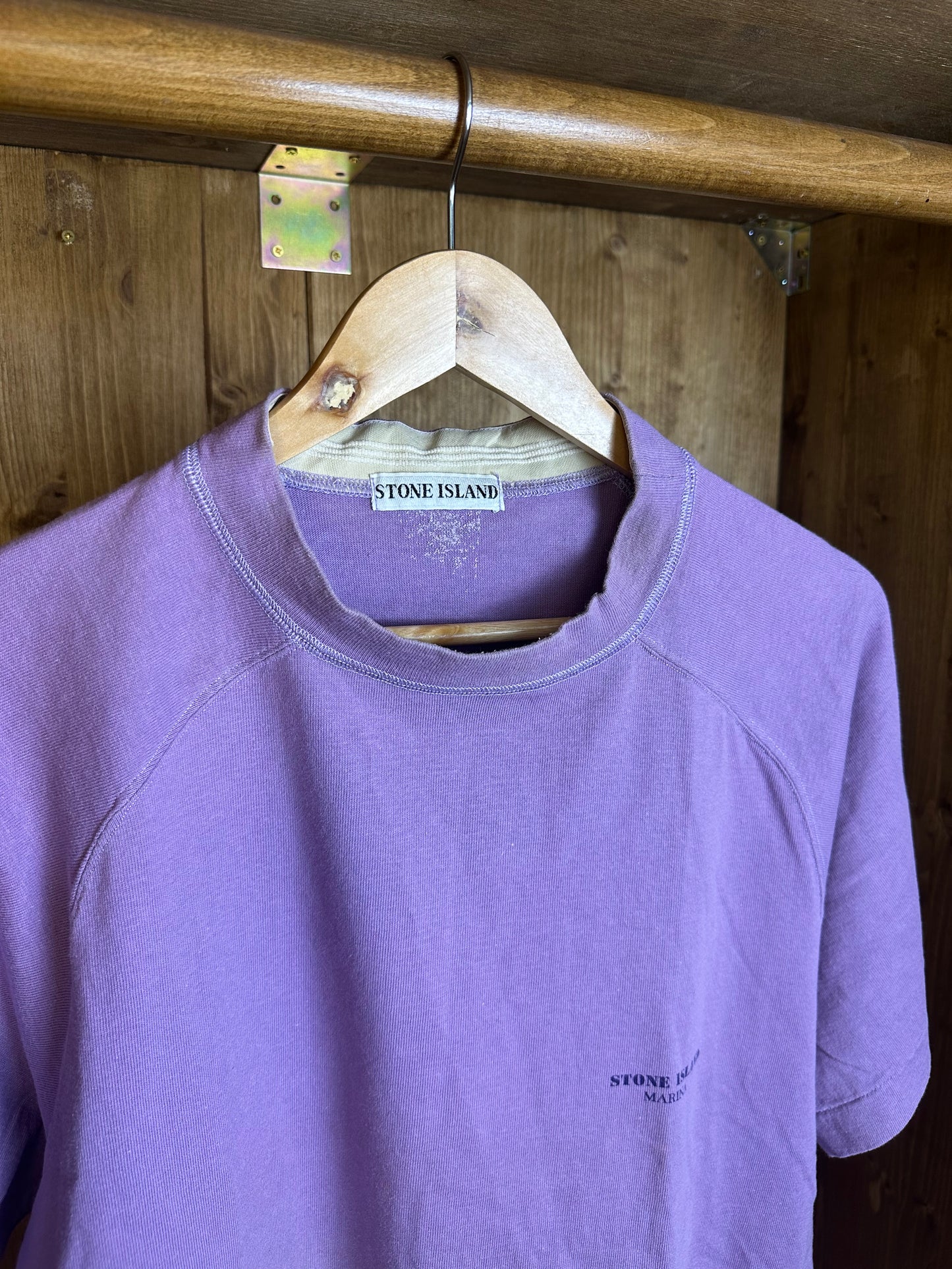 SS80s MARINA TEE REINFORCED NECKLACE in Dark lilac