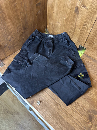 CARGO PANTS in Faded Black