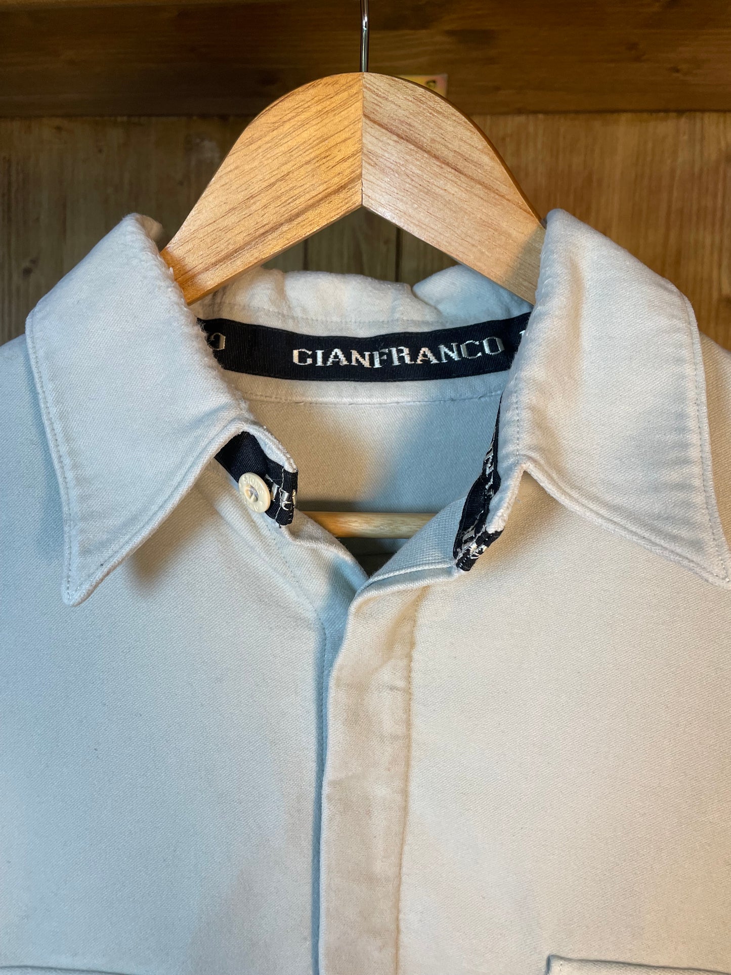 Moleskin cotton overshirt sample Gianfranco Ferre (unreleased)