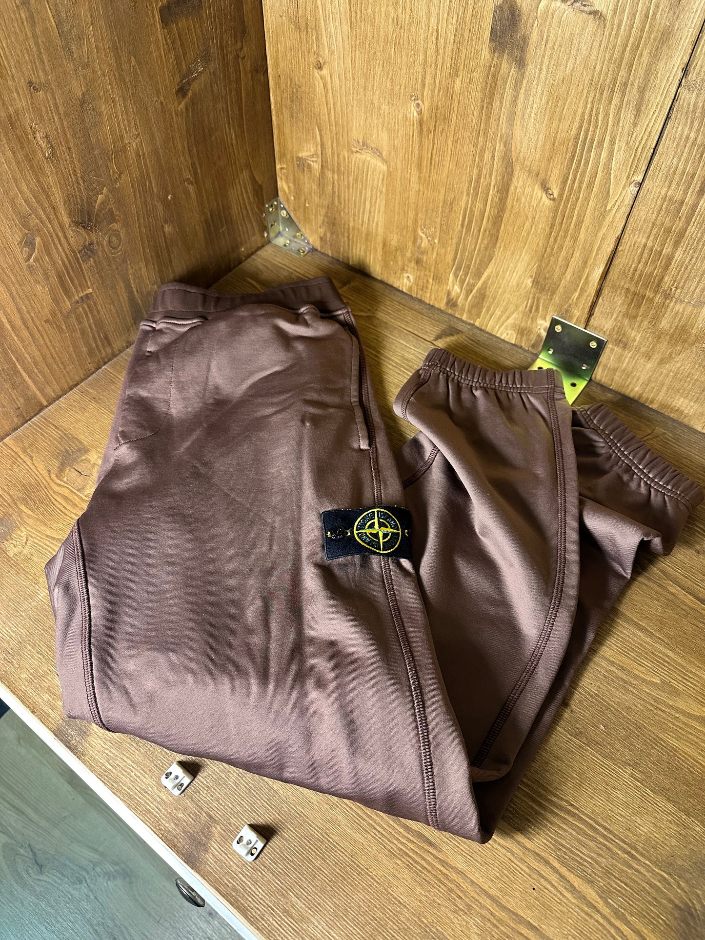BROWN FRENCH TERRY SWEATPANTS