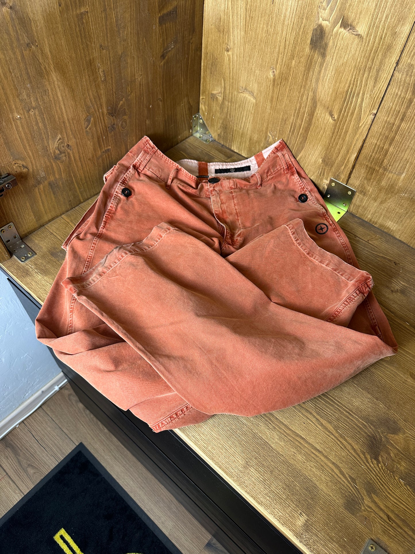 SS06 SI DENIM JEANS in Salmon Orange