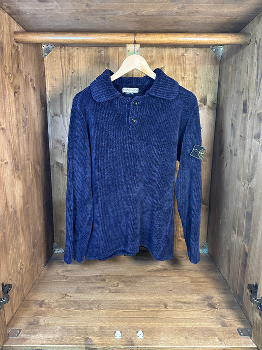 AW98 BLU CHENILLE JUMPER