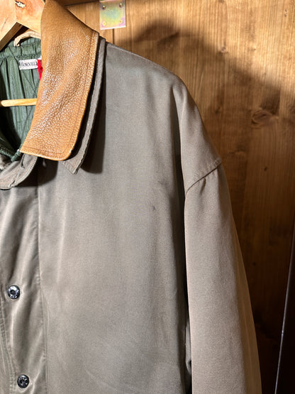 AW89 COTTON NYLON BONEVILLE TRENCH in Beige Grey