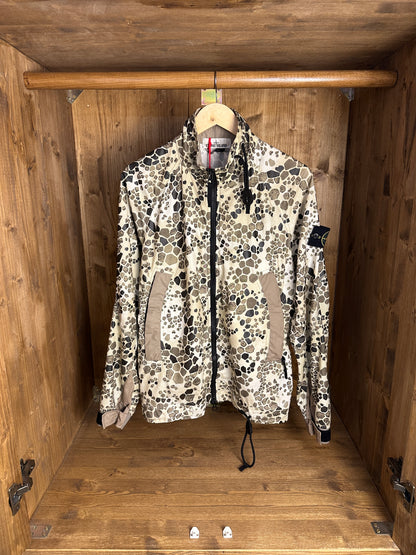 SS18 ALLIGATOR CAMO LIGHT COTTON/NYLON REP in Mixed Shades of Brown