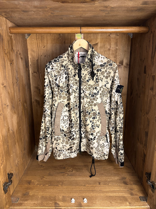 SS18 ALLIGATOR CAMO LIGHT COTTON/NYLON REP in Mixed Shades of Brown