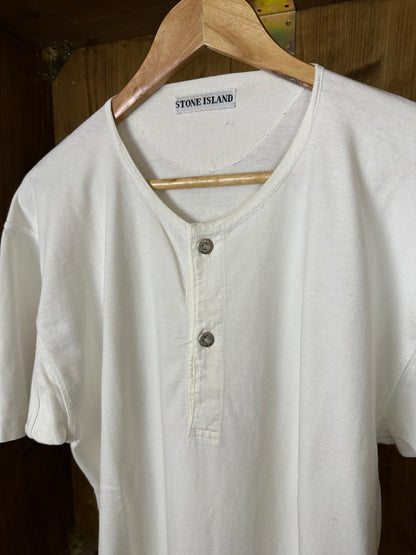 90S COTTON TEE + SWEATPANTS in White