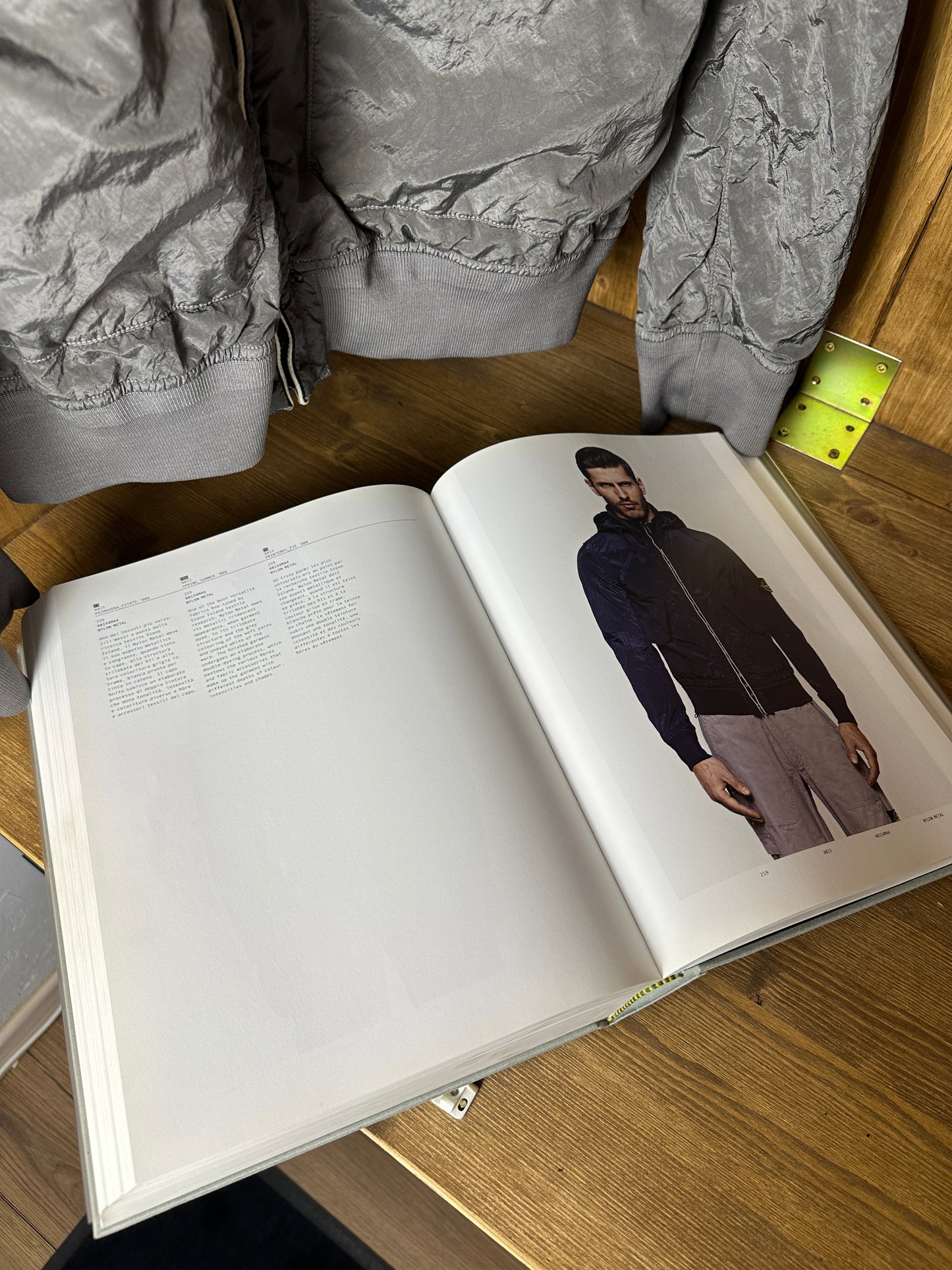 SS07 NYLON METAL in Pearl dark Grey