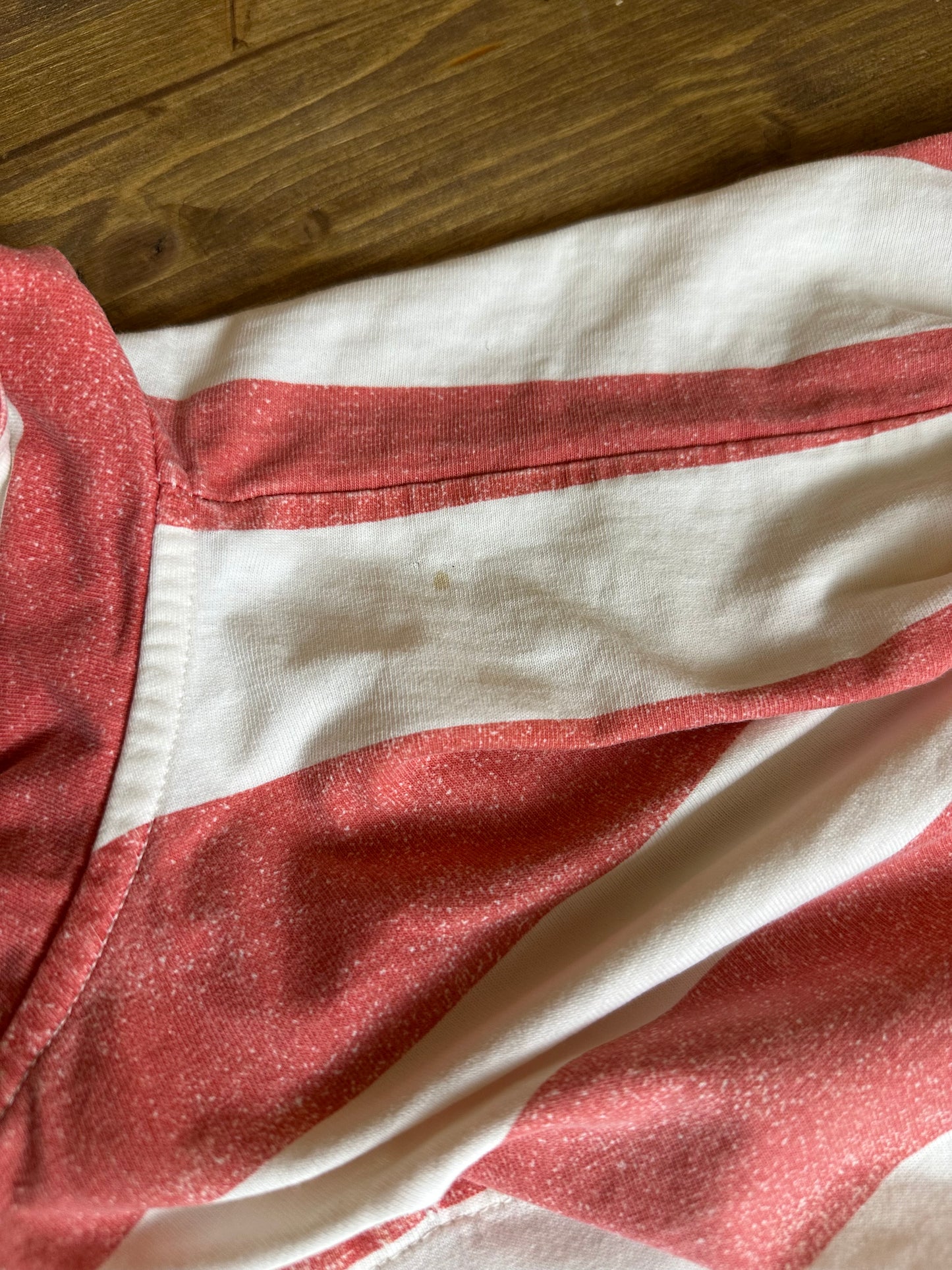 SS92 MARINA STRIPED POLO in Red&White