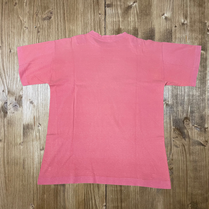 Pink compass logo tee