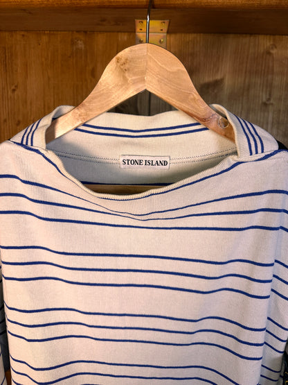 80s BOAT NECK STRIPED JUMPER