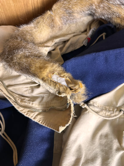 AW90/91 LUPO ICE JACKET CAMOUFLAGE COTTON RIPSTOP-ARMOR in Beige