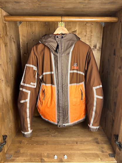 AW25 C.P. COMPANY GORE-G TYPE JACKET 3in1 in Olive Green & Neon Orange
