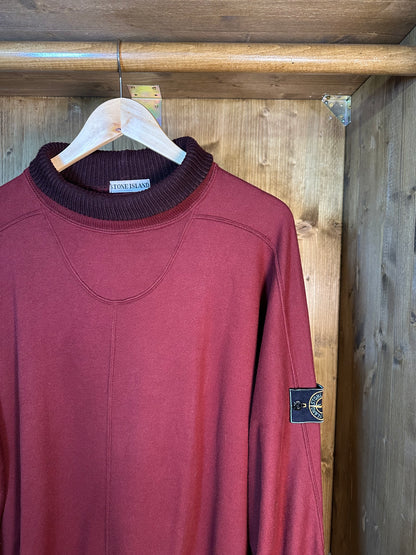 AW88 “8 PANELS” TURTLENECK in wine red