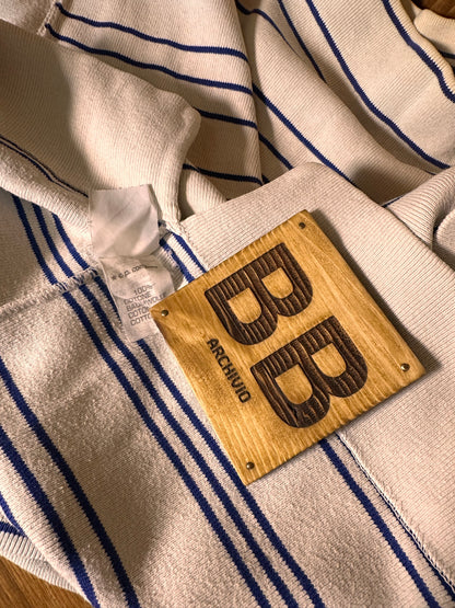 80s BOAT NECK STRIPED JUMPER