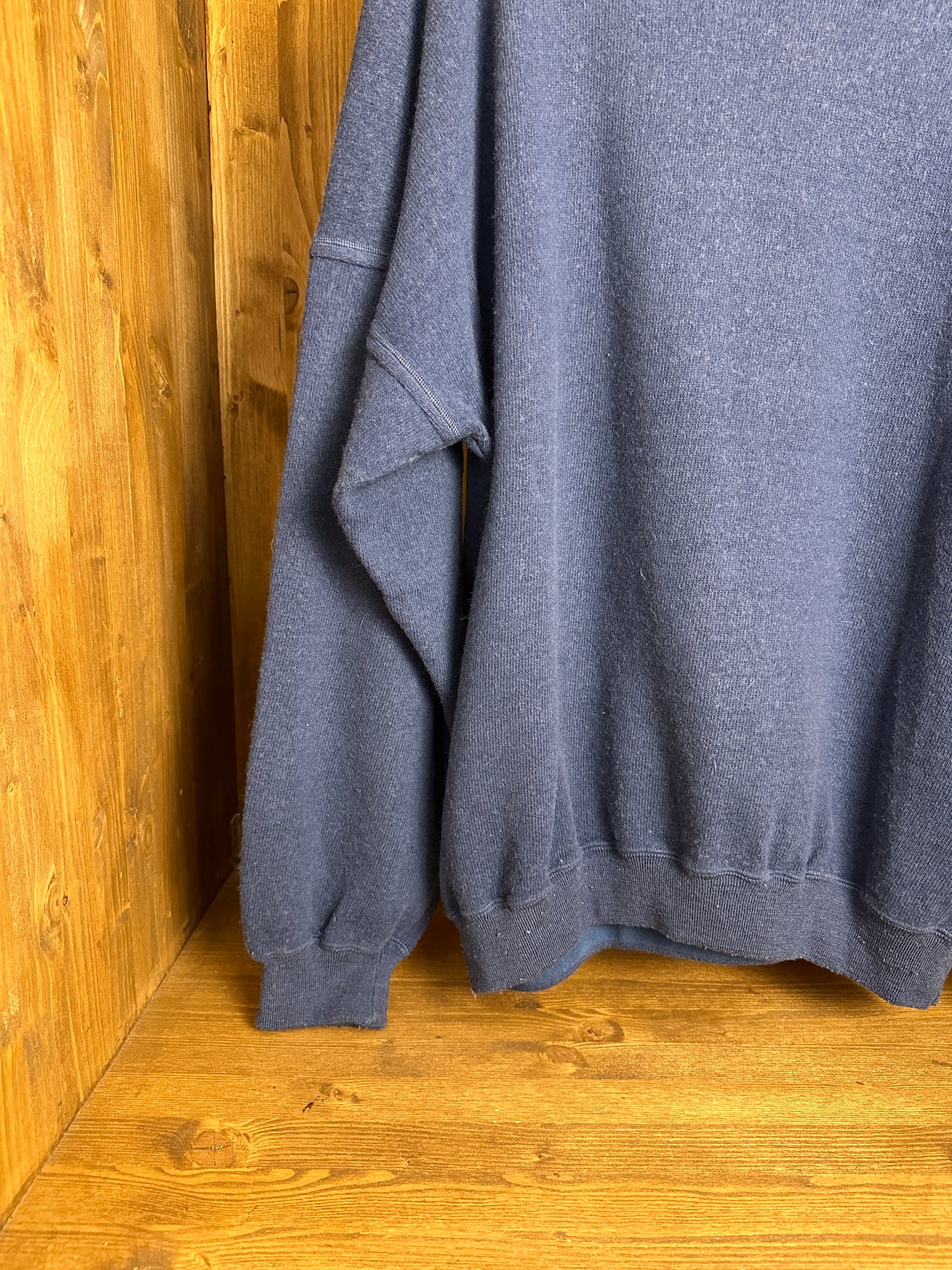 AW89 WOOL JUMPER NECK ZIP in Green Blue