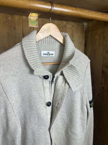 AW14 WOOL CARDIGAN in Ivory White
