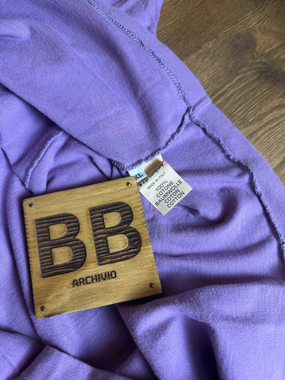 SS80s MARINA TEE REINFORCED NECKLACE in Dark lilac