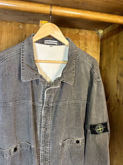 SS1988 PIGMENT PRINT DENIM CHORE CARPENTER cropped fit