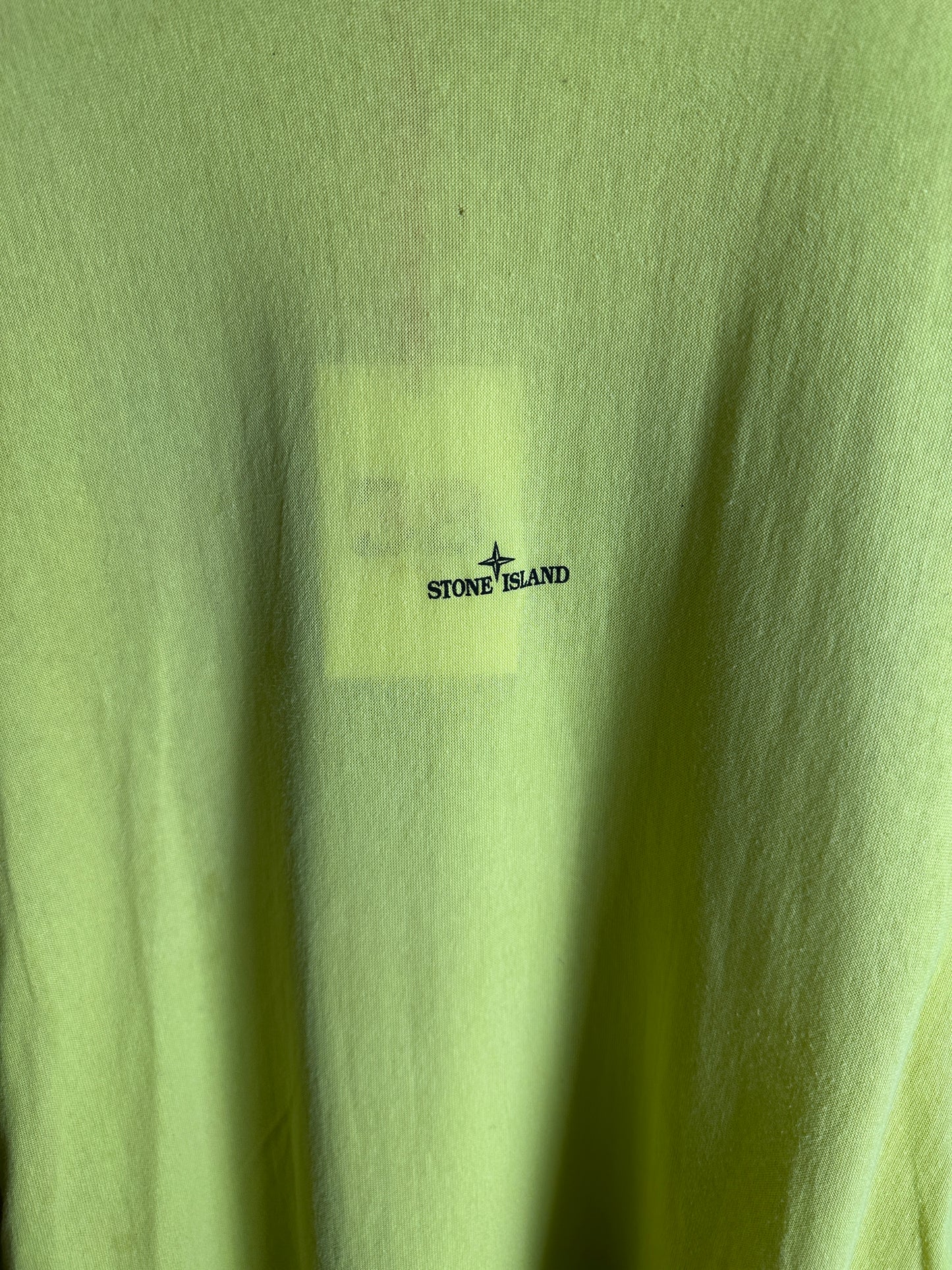 SS00s SPELLOUT TEE in Bright Yellow