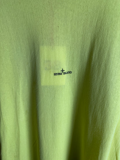SS00s SPELLOUT TEE in Bright Yellow