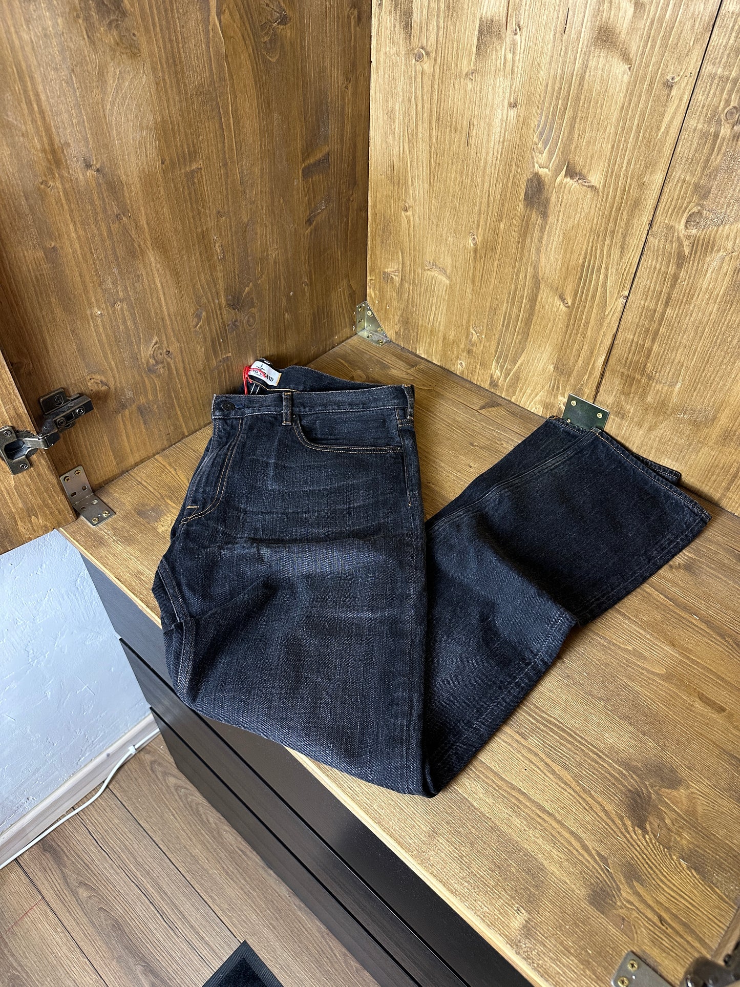 AW13 JEANS in Dark Grey with contrast stitches