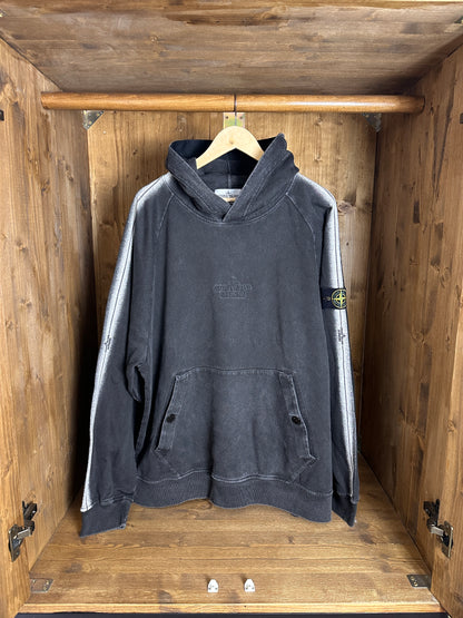SS20 STONE WASH HOODIE  Supreme X Stone Island in Granite Grey