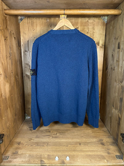 BLUE WOOL SWEATER