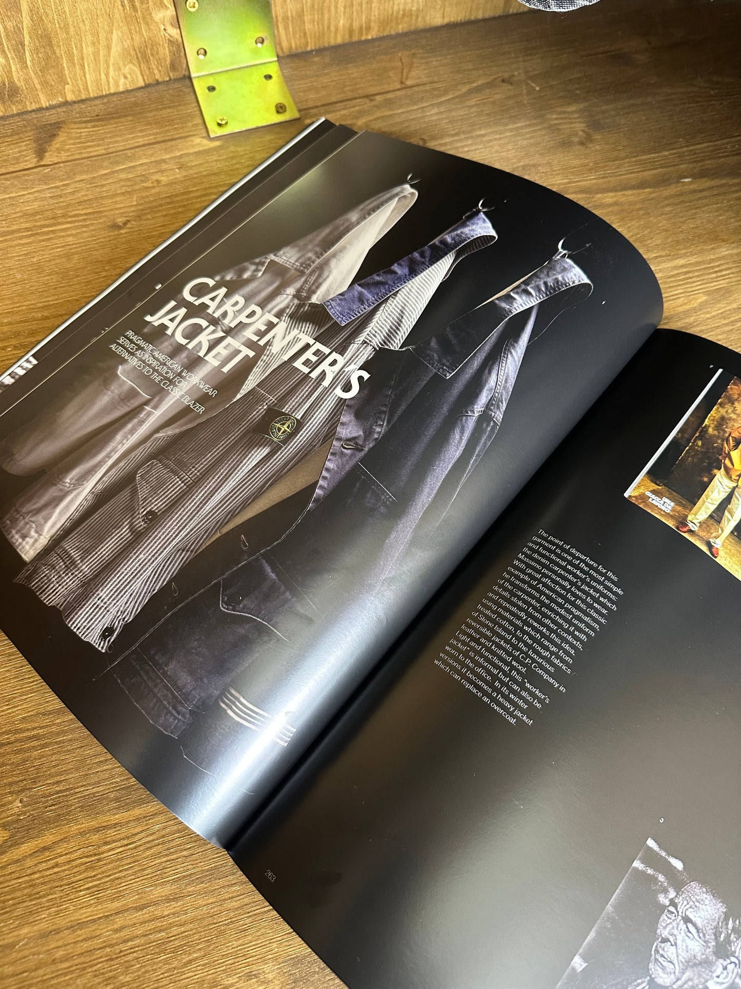 SS1986 DENIM CARPENTER WITH BACKPACK in Grey