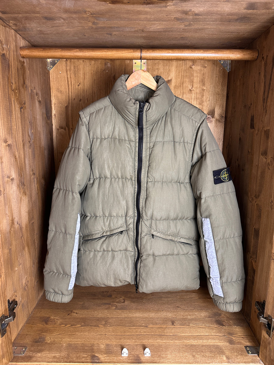 AW18 COTTON METAL WATRO 2in1 in Olive Grey
