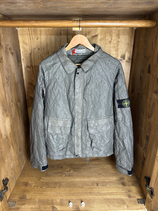 AW00 MONOFILAMENT MESH JACKET in Olive Brown