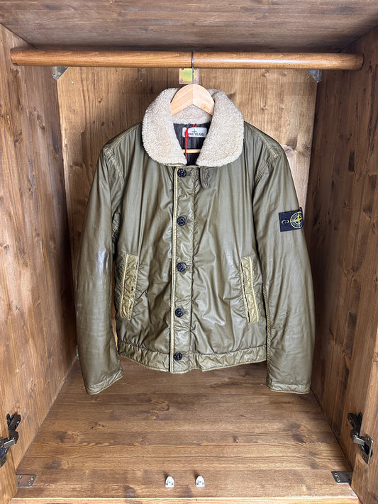 AW15 MUSSOLA GOMMATA MIT SCHAFFEHLENSTALLRANG in Farngrün