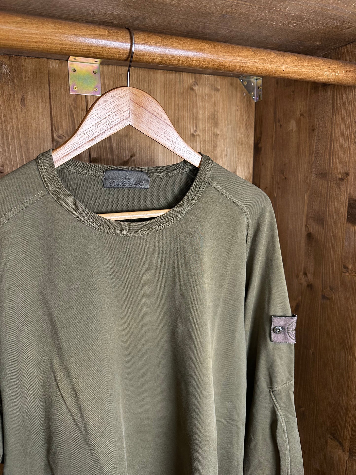 SS18 GHOST SWEATSHIRT in Khaki