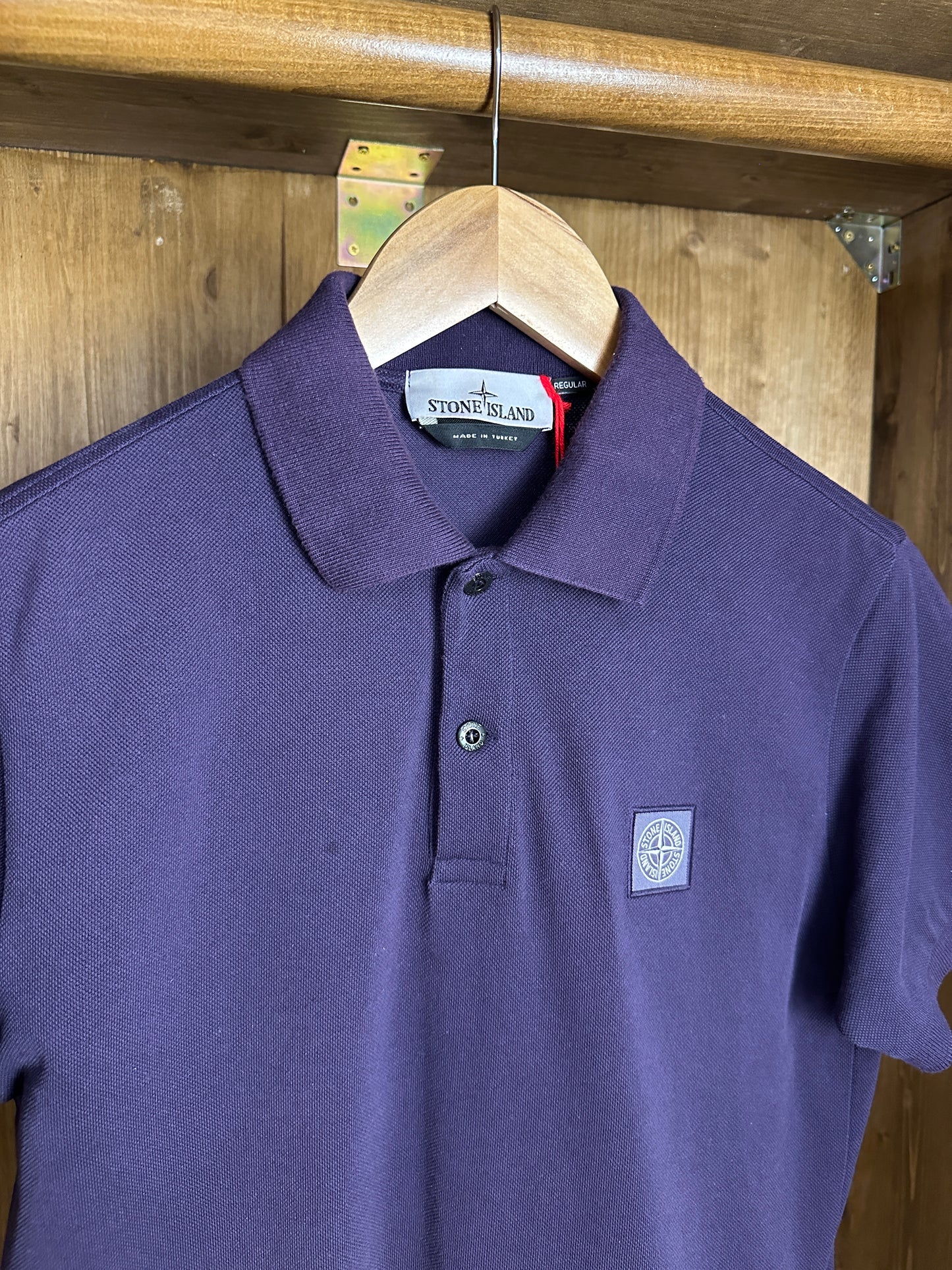 AW20s POLO ONE TONE in Ocean Blue