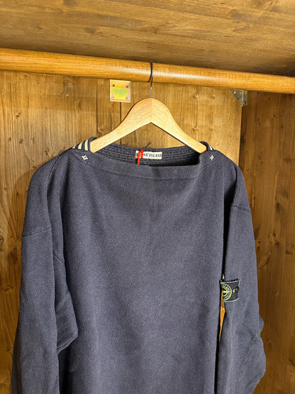 AW89 COTTON JUMPER in Faded Blue