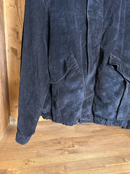 AW20 FROST CORDUROY Supreme X Stone Island sample piece in Jet Black