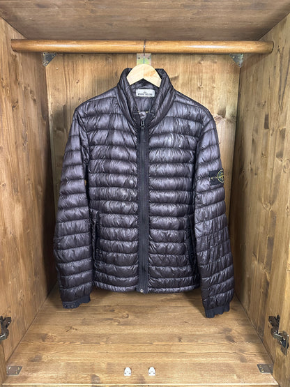 GARMENT DYED DOWN_26 GR X SQM_N in black