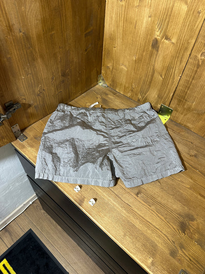 SS25 NYLON METAL SWIMSHORT In Grey