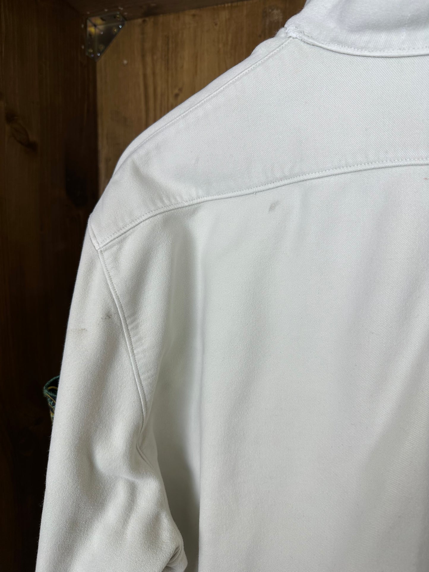 AW98 MOLESKIN COTTON OVERSHIRT in Grey