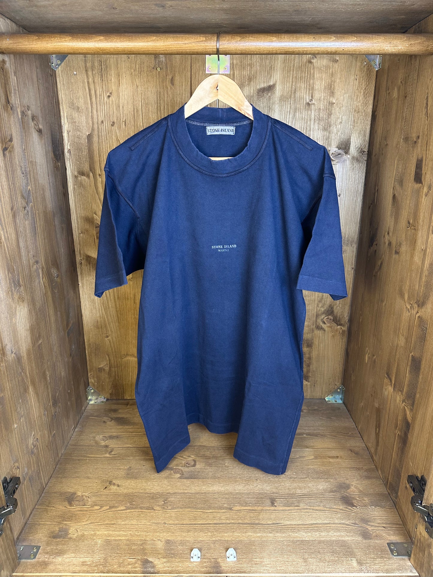 SS80s MARINA TEE in Dark Blue