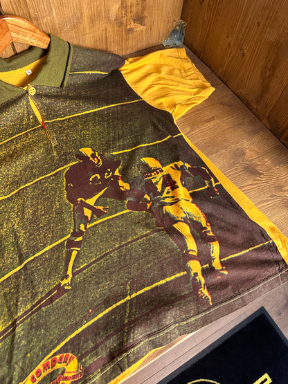 SS80 “St Louis Cardinals - John Gilliam” SCREEN PRINTED POLO in Pastel Yellow