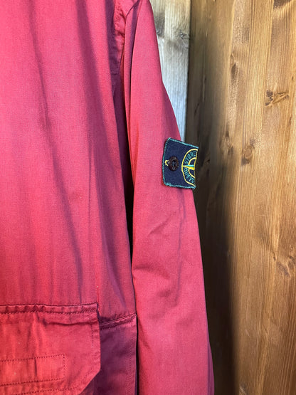 Burgunderrote Bomberjacke von Raso Gommato aus dem Jahr 1992