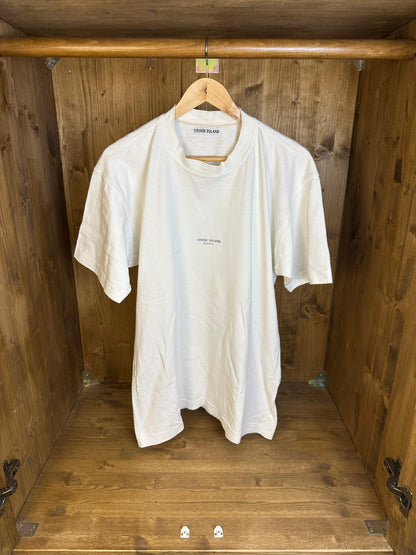 SS80s MARINA TEE in Bone White