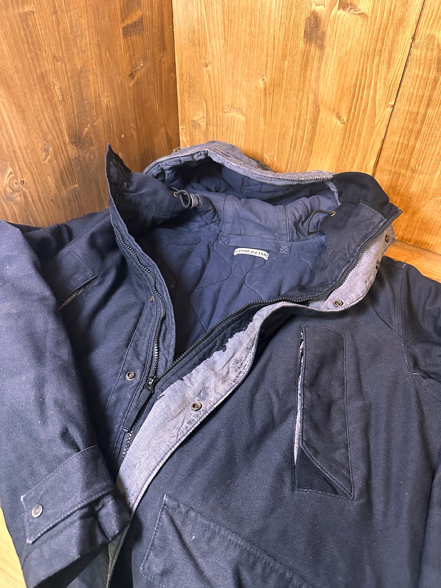 AW11 MIL SPEC DIAGONAL WOOL in Navy Blue