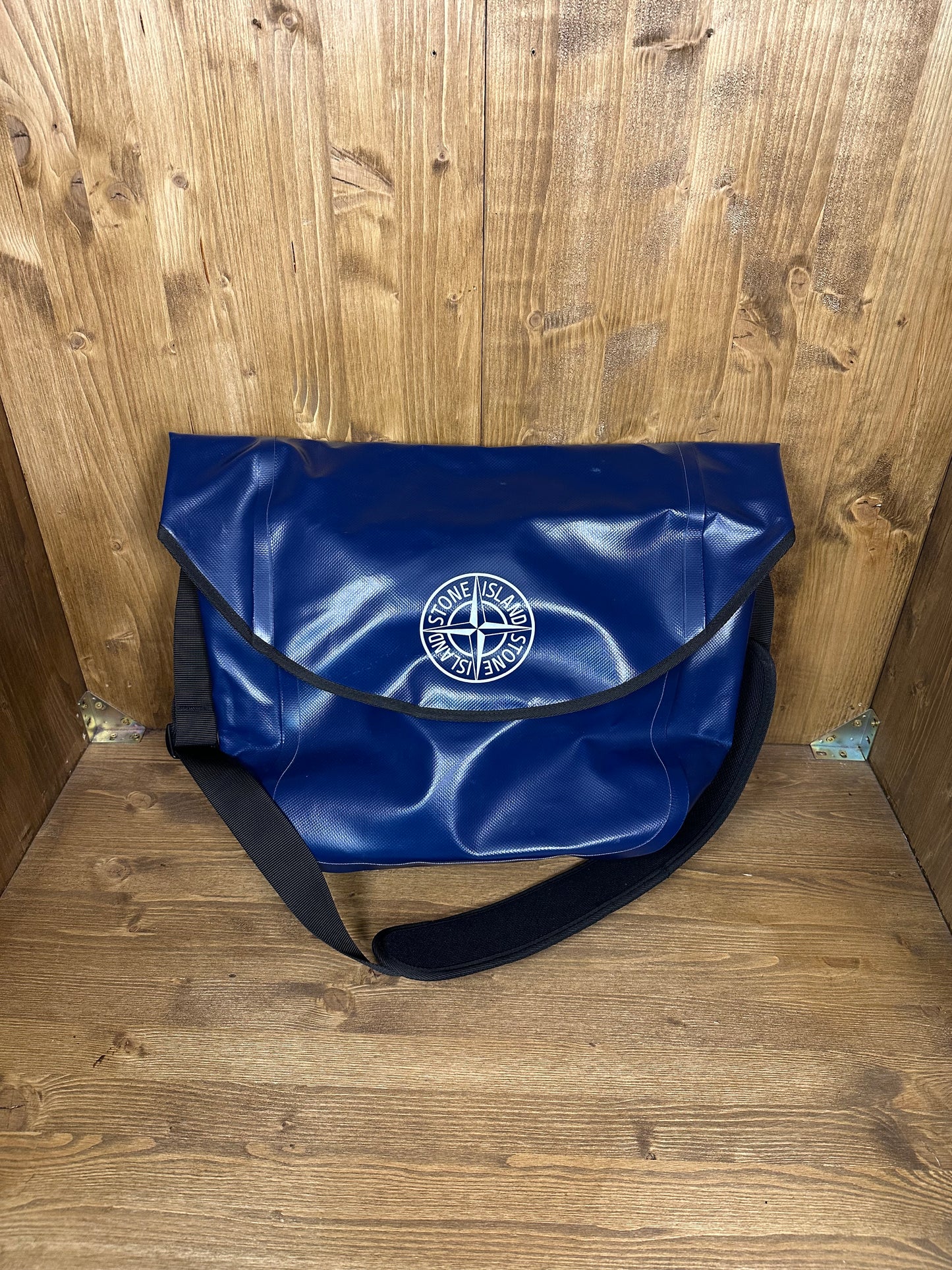 BLU PVC ORTLIEB REFLECTIVE LOGO DUFFLE BAG
