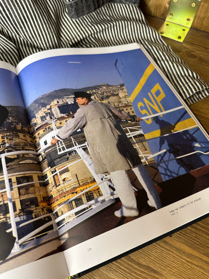 SS86 MARINA REPS PIGMENT TRENCH COAT in White&Black