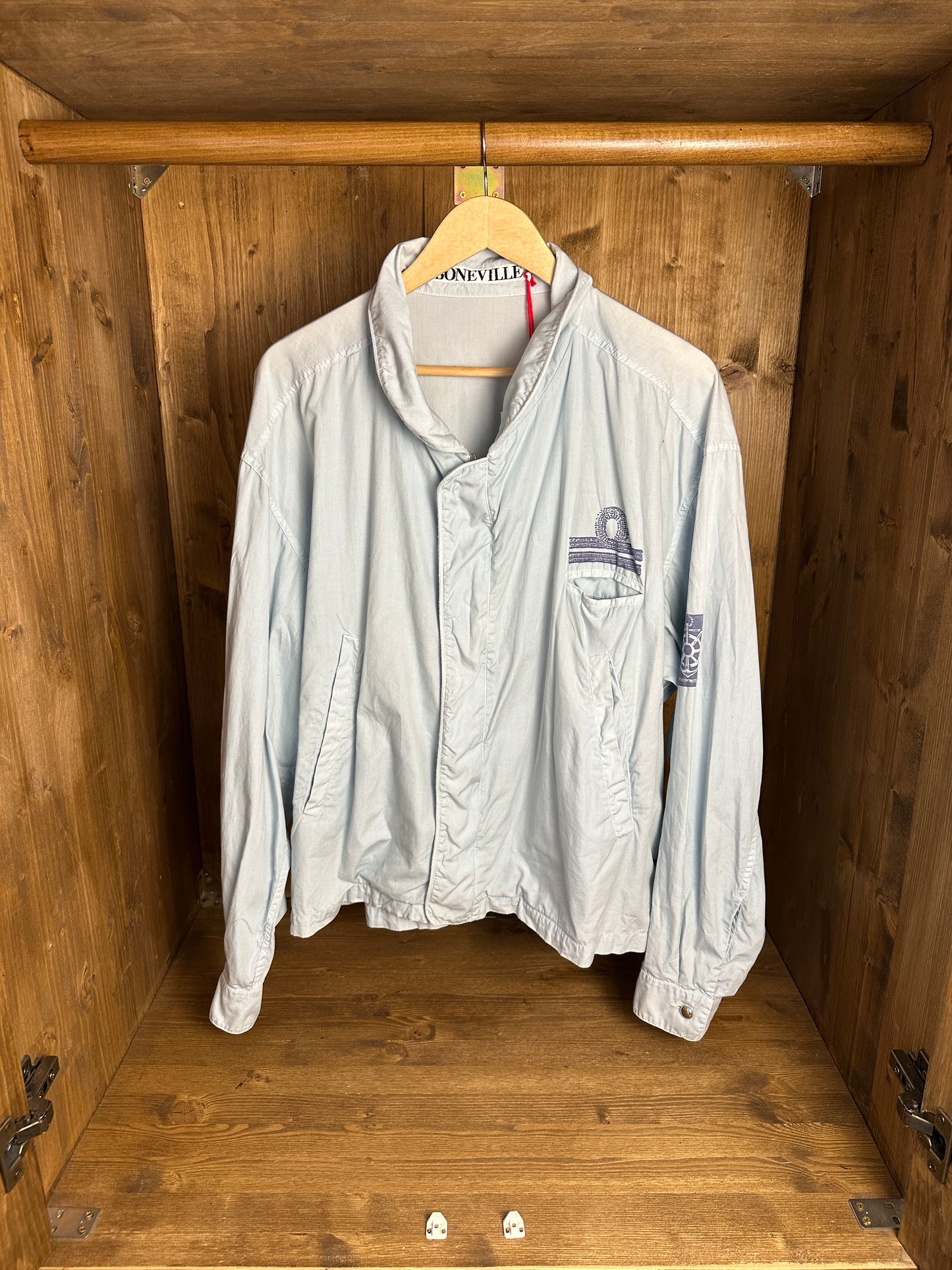 SS85 BONEVILLE LIGHT COTTON JACKET in Pastel Torqouise