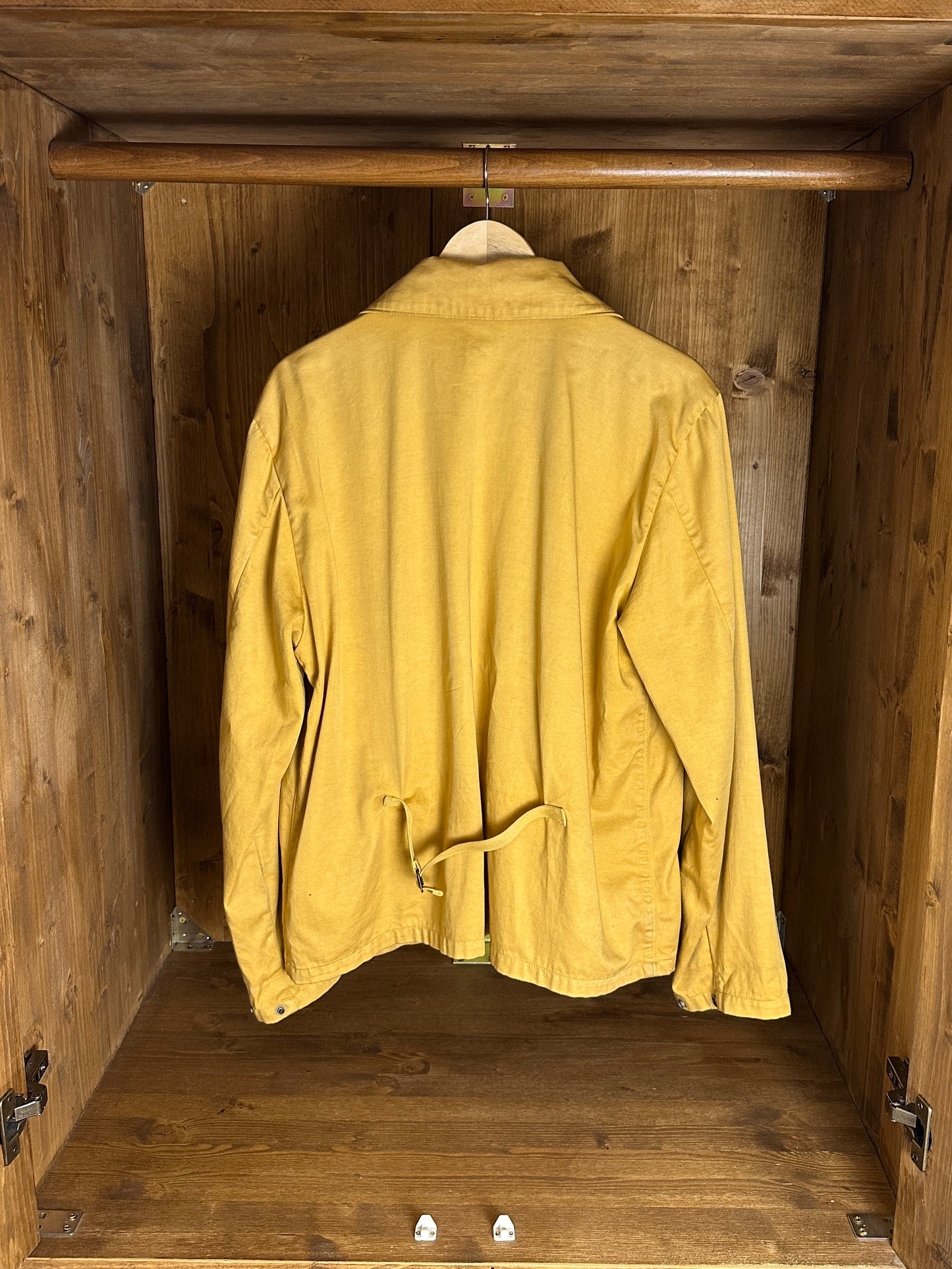 SS95 Fallschirmjacke mit Mesh-Futter in verwaschenem Gelb