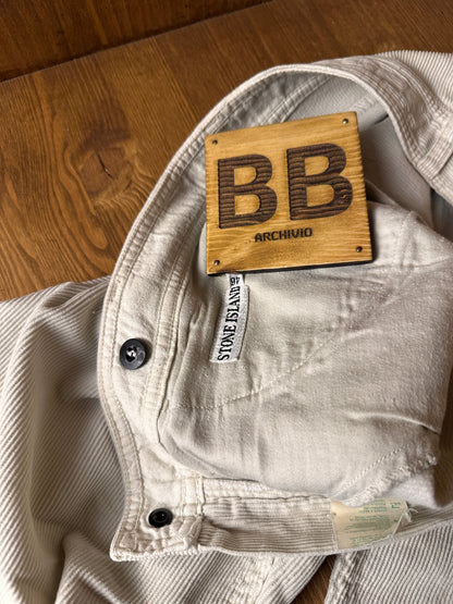AW85 MICRO CORDUROY PANTS in Beige